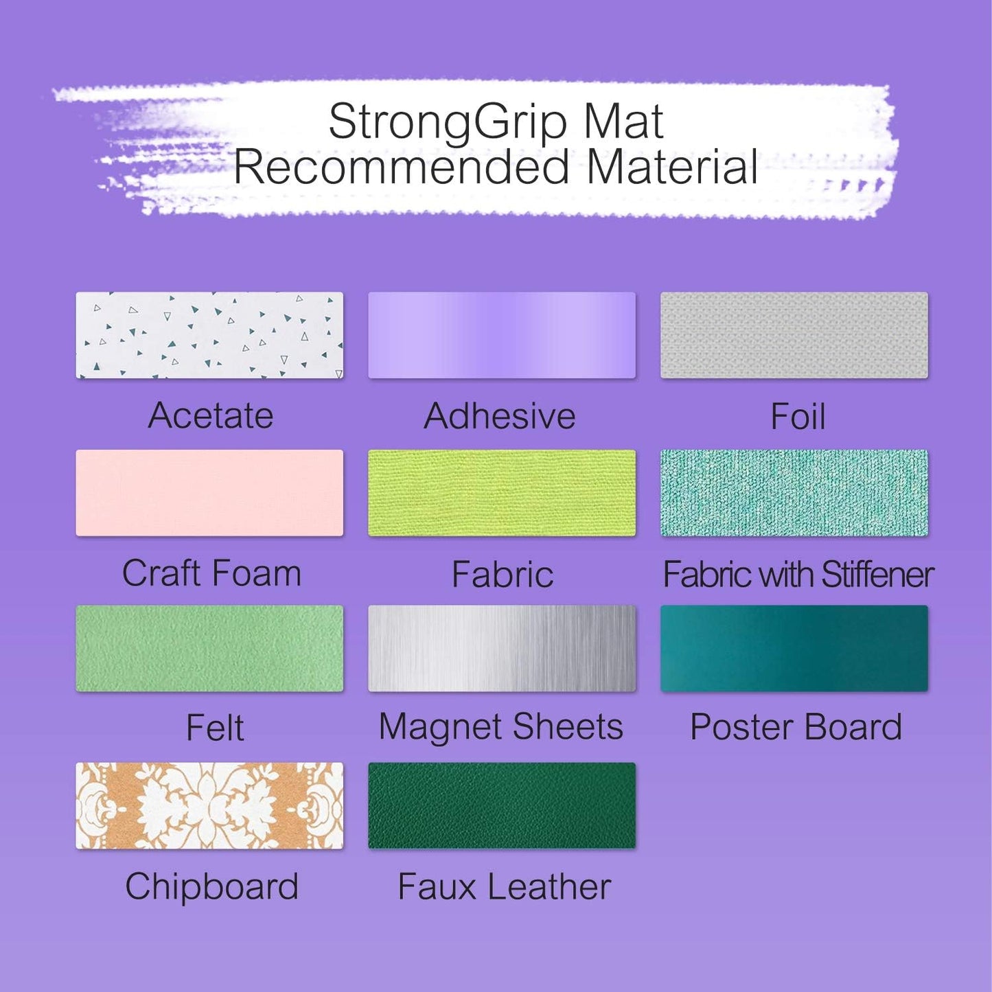 12x24 Stronggrip Cutting Mat for Cricut Maker 3/Maker/Explore 3/Air 2/Air/One, 3 Pcs Non-Slip Flexible Cutting Mats for Crafts, Quilting, Sewing and all Arts