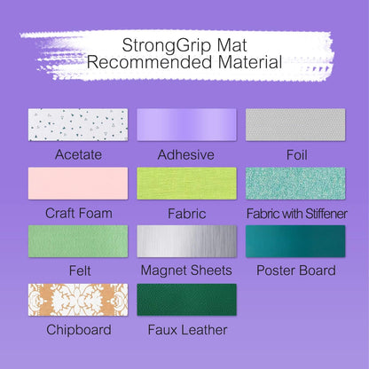 12x24 Stronggrip Cutting Mat for Cricut Maker 3/Maker/Explore 3/Air 2/Air/One, 3 Pcs Non-Slip Flexible Cutting Mats for Crafts, Quilting, Sewing and all Arts