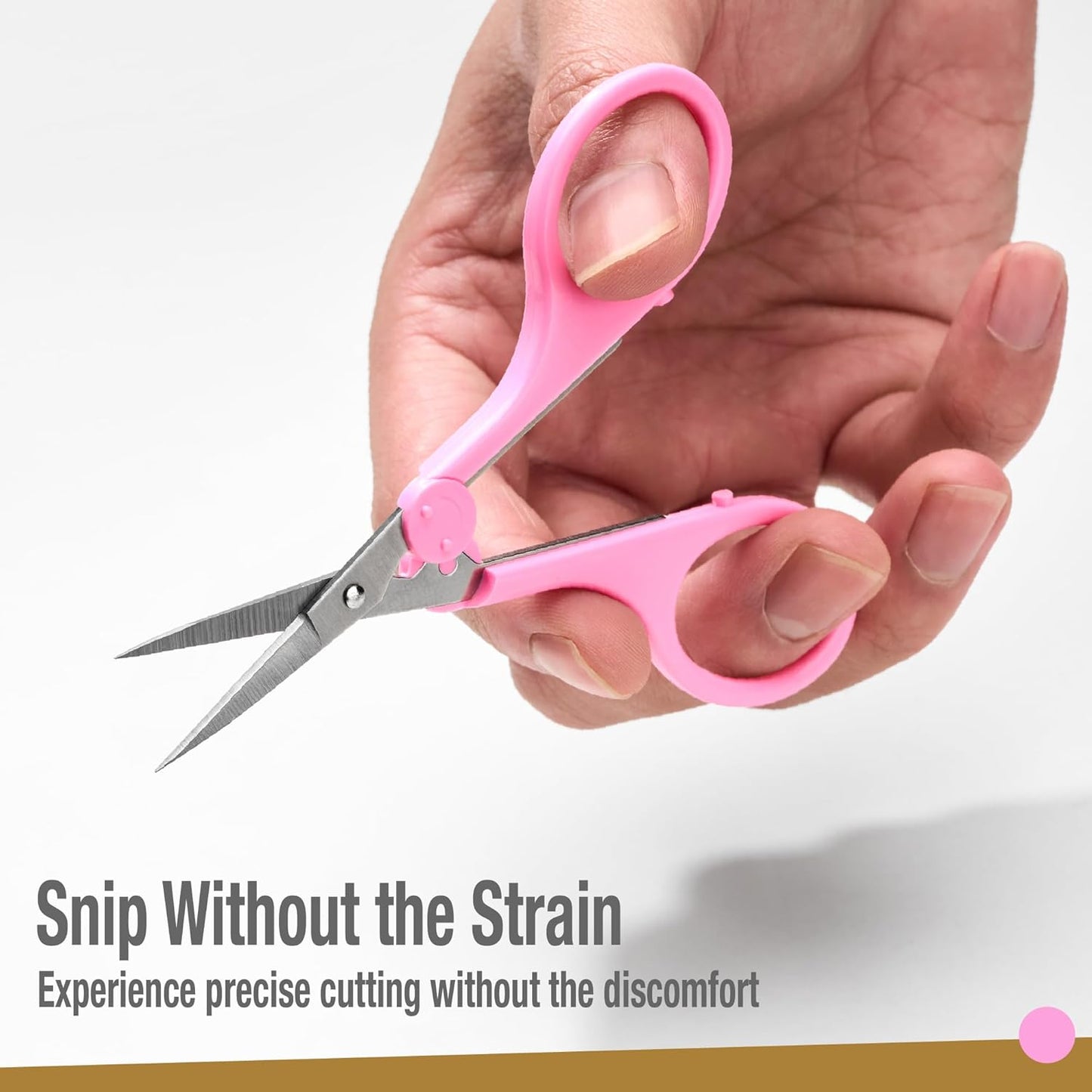 Beaditive High Precision Detail Scissors Set (2-Pc) Sharp, Fine Tips | Paper Cutting, Scrapbooking, Sewing, Crafting | Stainless Steel | Protective Cover (Pastel)