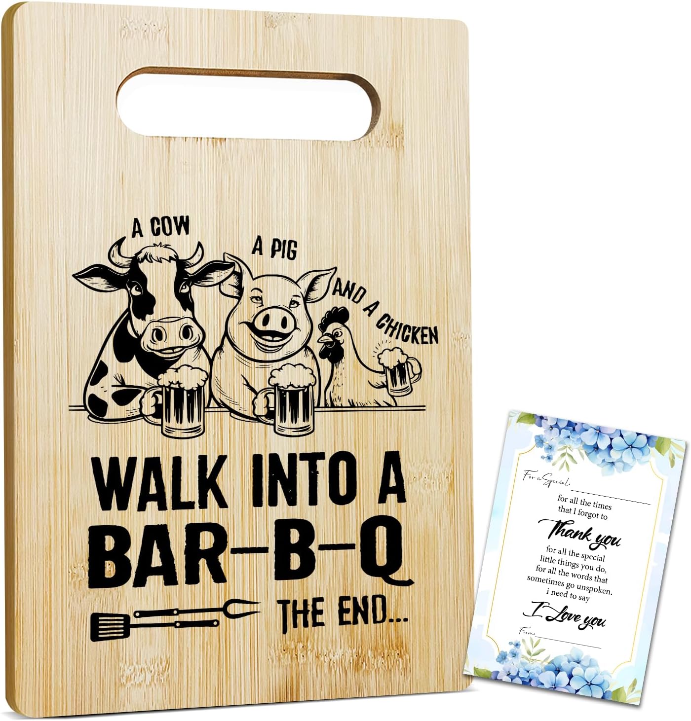 Best Dad Ever Bamboo Cutting Board, Grilling Gift For Men, Funny Charcuterie Boards for Home Kitchen Decor, Father's Day Birthday Gifts for Dad from Daughter Son -047