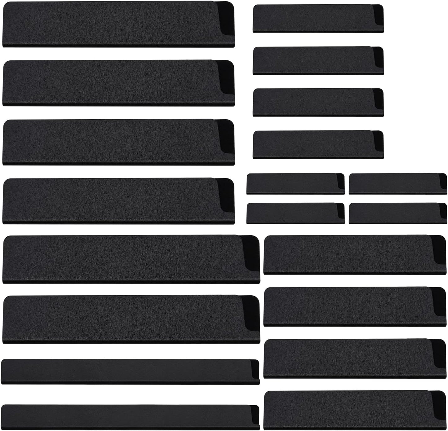 20pcs Universal Knife Edge Guards Set, Non-BPA Knife Sheath, Waterproof Abrasion Resistant Felt Lined Knife Cover Sleeves Knife Protectors, Gentle on Your Blades