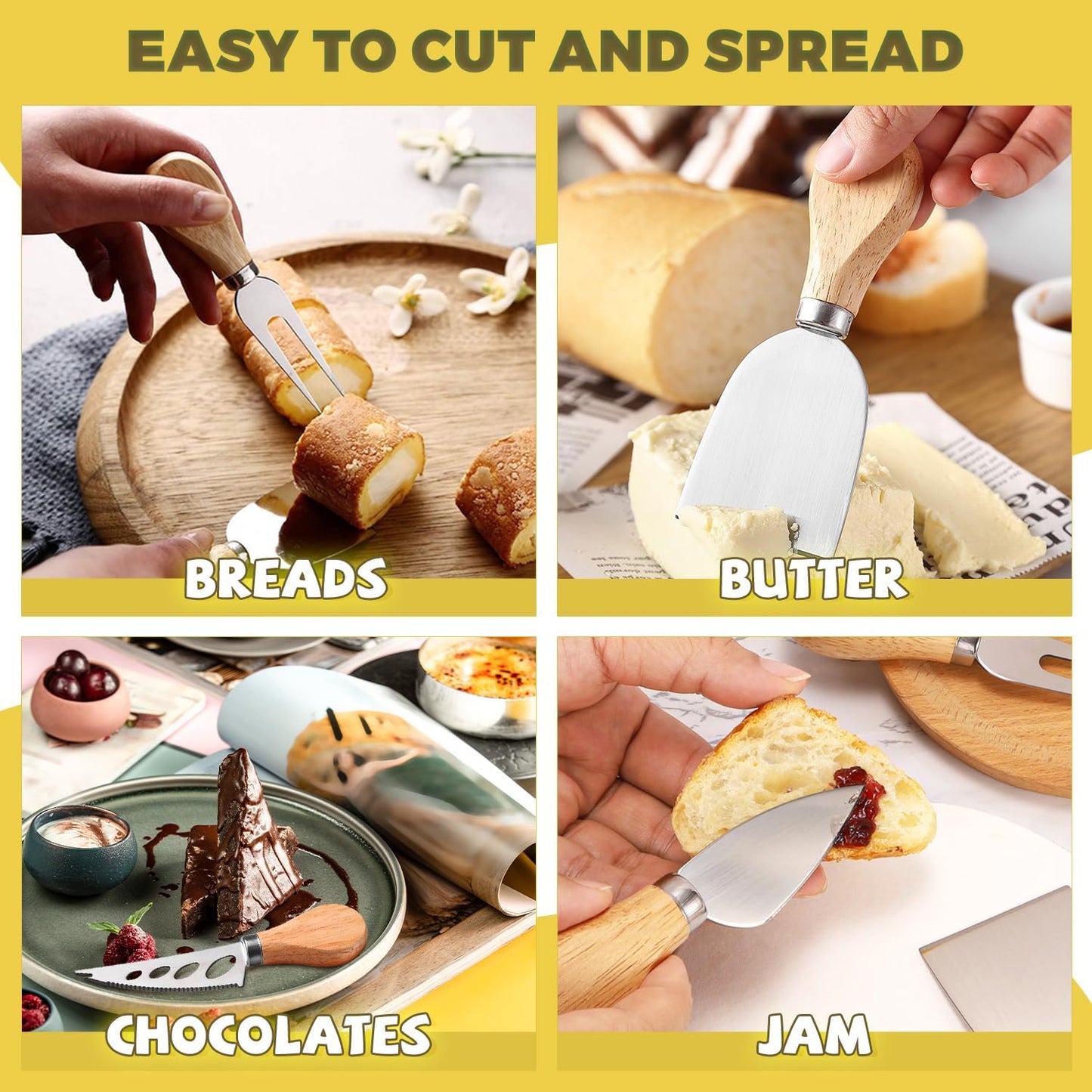 Charcuterie Boards Accessories Gold Charcuterie Utensils Cheese Butter Spreader Knife Set Small Serving Tongs Forks and Spoons Dipping Bowls Honey Dippers Toothpick Flags for Party Platter Making