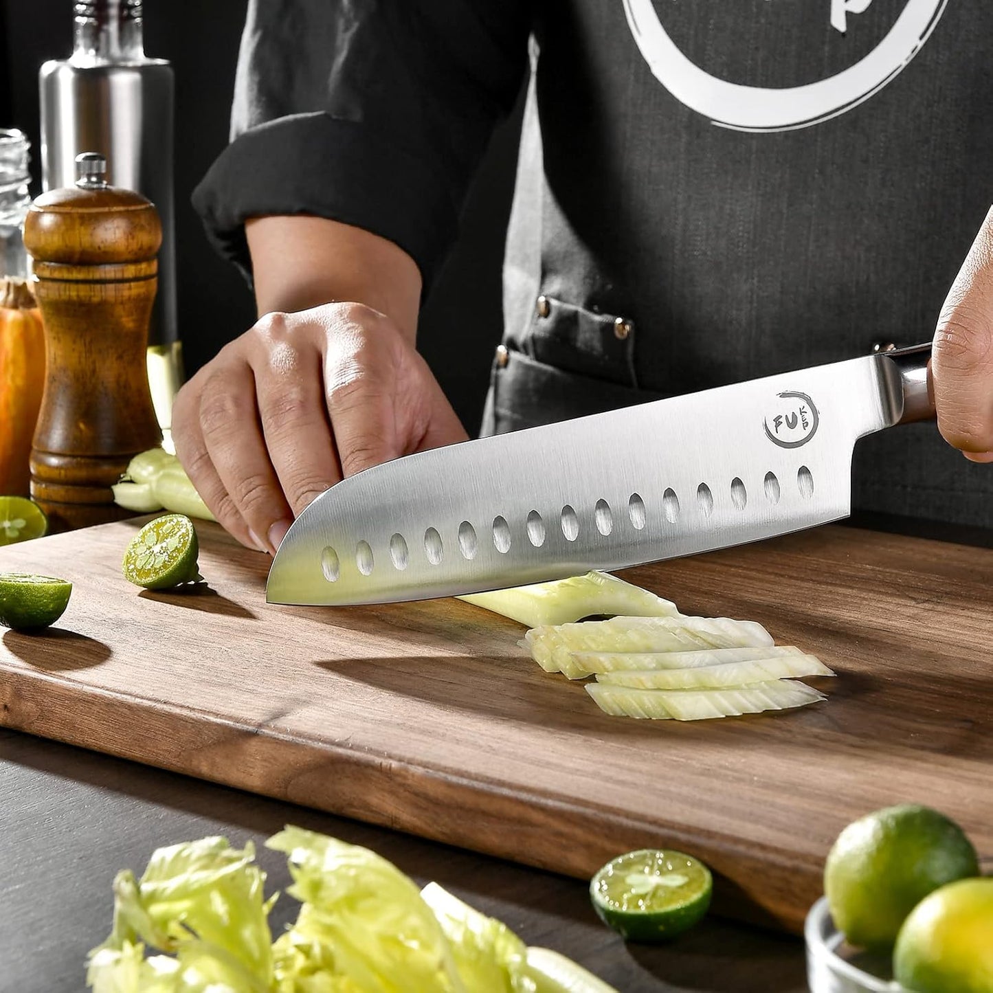 5 Inch Kitchen Utility Knife, Damascus Paring Knives,Japanese VG10 Steel Damascus Fruit Knife-Ergonomic Blue Resin Handle Ideal Birthday Gift for Men and Women