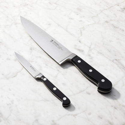 HENCKELS Classic Razor-Sharp 16-Piece Knife Block Set, Chef Knife, Bread Knife, German Engineered Informed by 100+ Years of Mastery