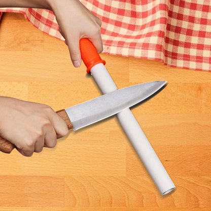 Sharpeners Bar Kitchen Knife Sharpening Rod Ceramic Grinding Honing Tool Non Slip Handle Suitable for Home Knife Maintenance, 37.5cm