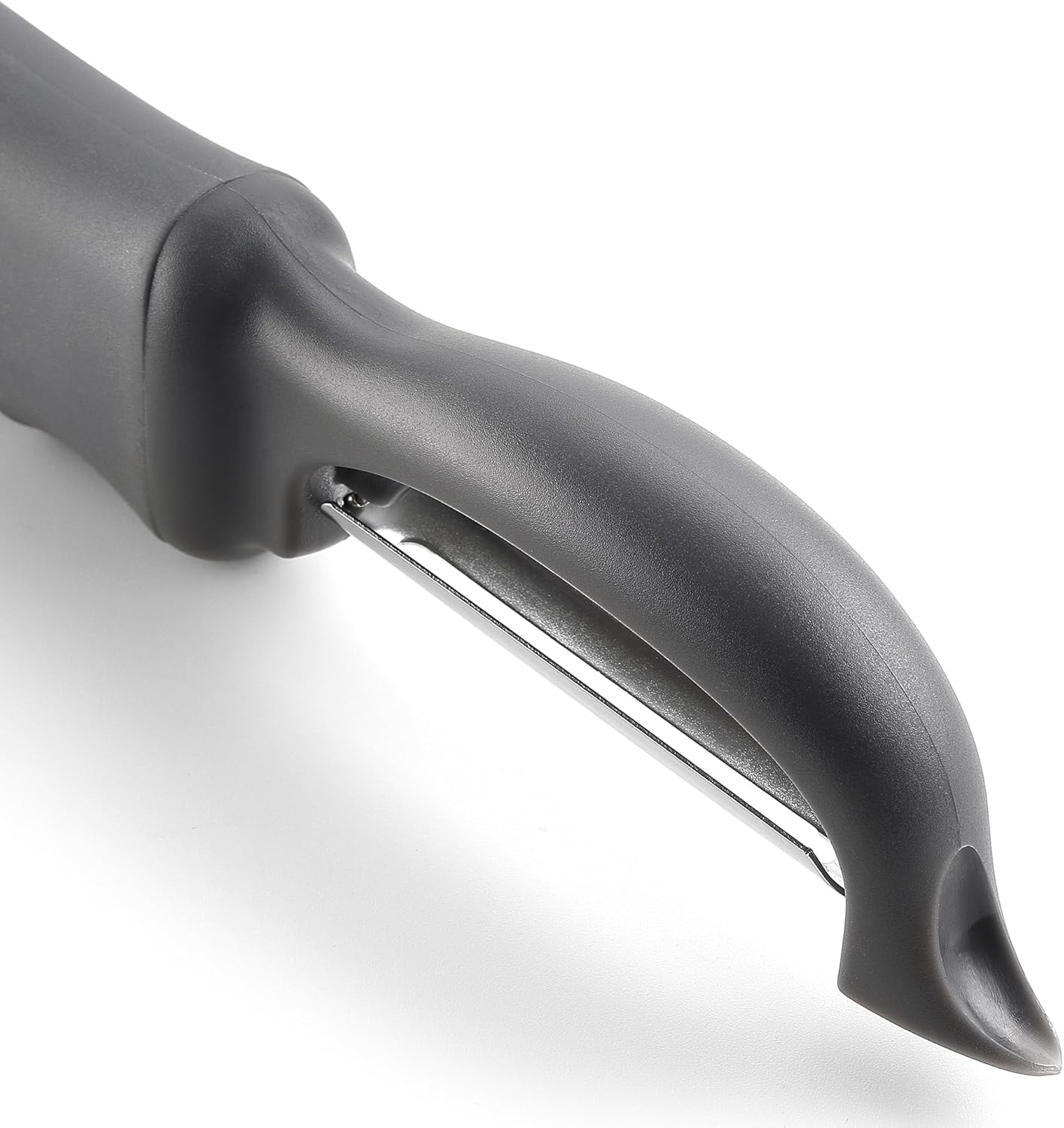 Spring Chef Premium Swivel Vegetable Peeler, Soft Grip Handle and Ultra Sharp Stainless Steel Blades - Perfect Kitchen Peeler For Veggie, Fruit, Potato, Carrot, Apple - Black