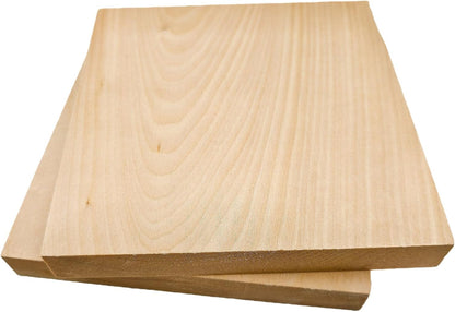 Unfinished Basswood Blocks for Crafts, Wood Craft Panels for Art, Engraving, Painting, DIY Projects, Chip Carving, Fretwork (7.87 x 3.93 x 0.78 in)