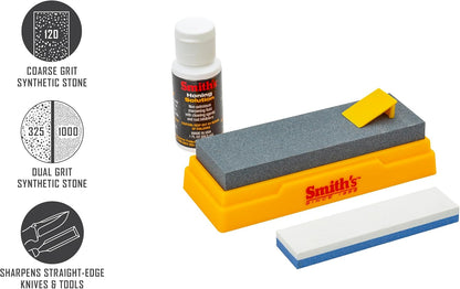 SMITH’S Combination Bench Stone Sharpening Kit