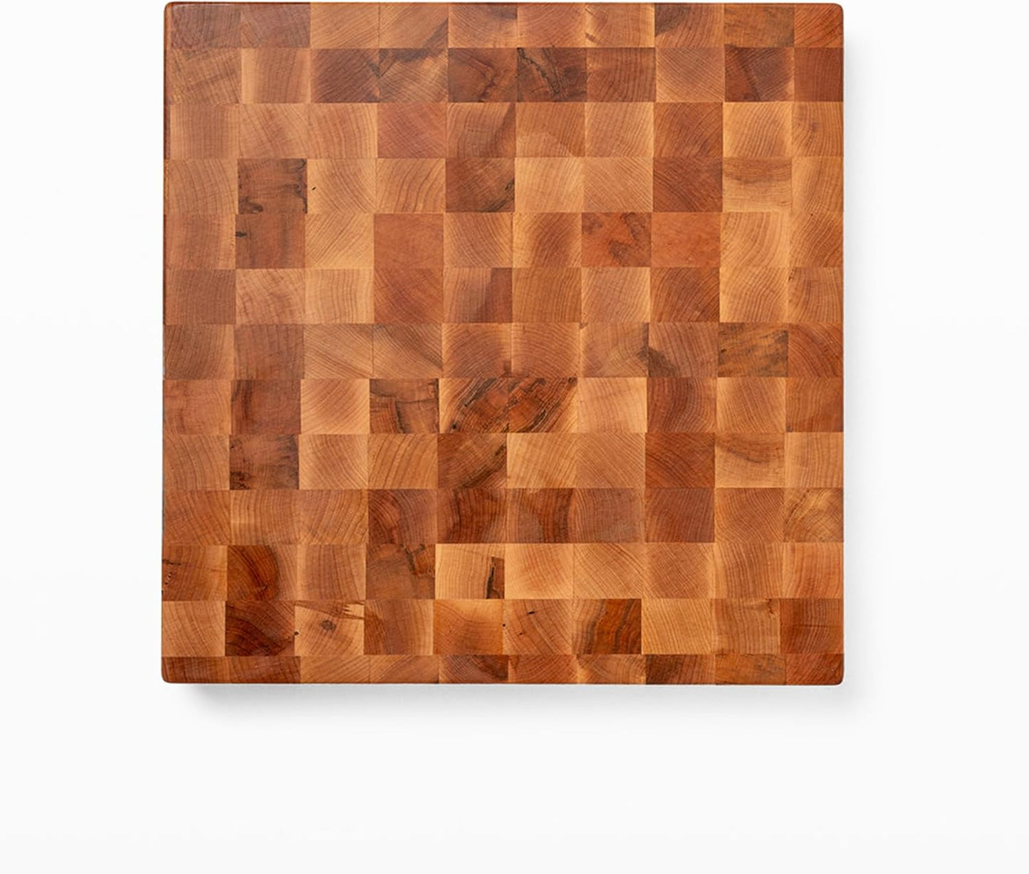 John Boos CCB Series Rectangular Wooden Maple Cutting Board 20”x15” – 2.25” Thick, 21-lb Reversible Butcher Block with End-Grain & Finger Grips – Made in the USA