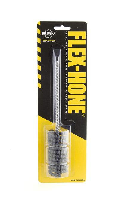 Brush Research BC8M18 FLEX-HONE®, 0.315" (8mm) Diameter, 180 Grit, Silicon Carbide, For Mild Steel, Stainless Steel, Cast Iron and Softer Ferrous Materials