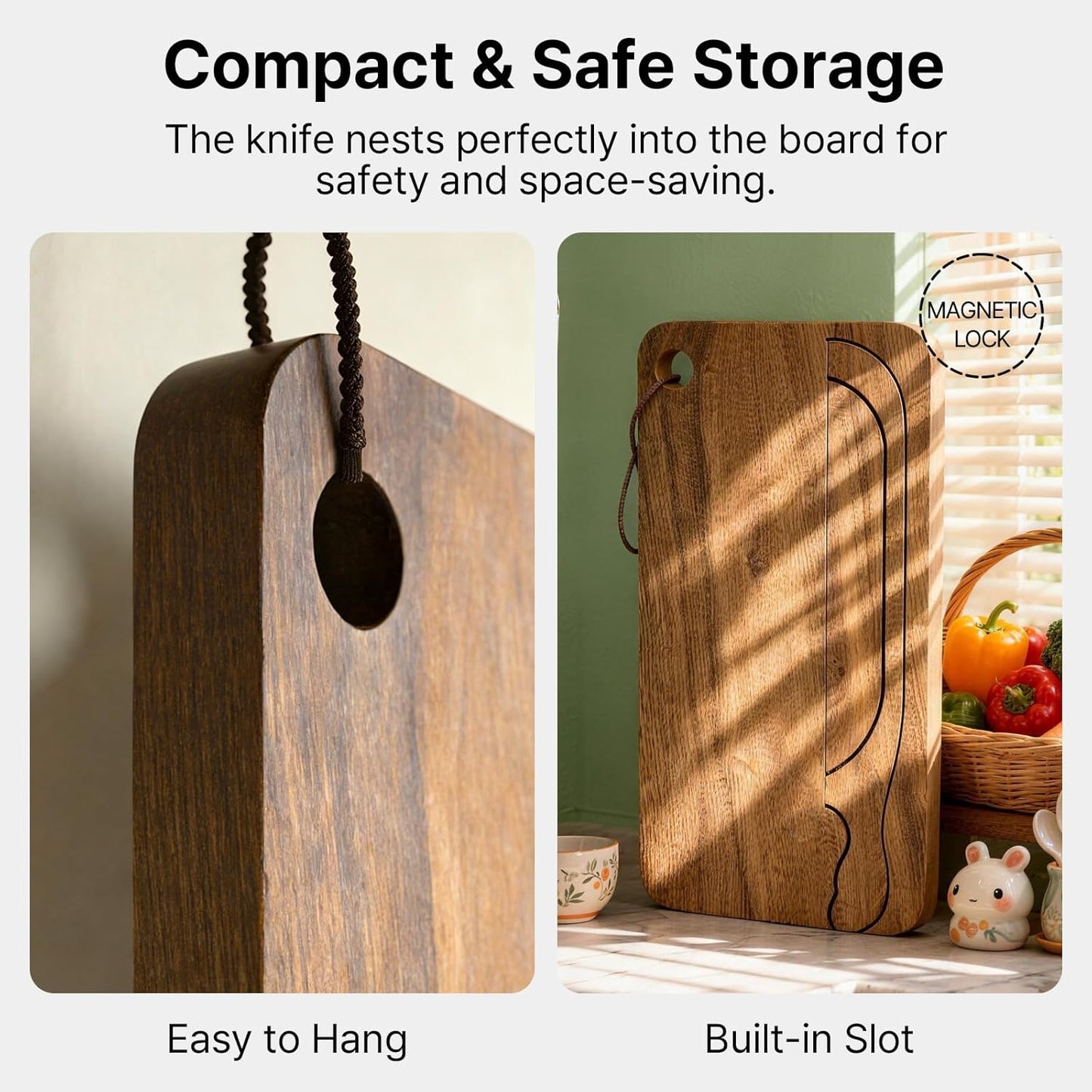 Sourdough Bread Board Set, 16" Bread Bow Knife and Cutting Board with Crumb Tray, Magnetic Storage, Ergonomic Design, Perfect for Bagels, Homemade Bread, Ideal Baking Gift for Women