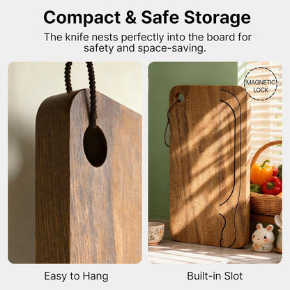 Sourdough Bread Board Set, 16" Bread Bow Knife and Cutting Board with Crumb Tray, Magnetic Storage, Ergonomic Design, Perfect for Bagels, Homemade Bread, Ideal Baking Gift for Women