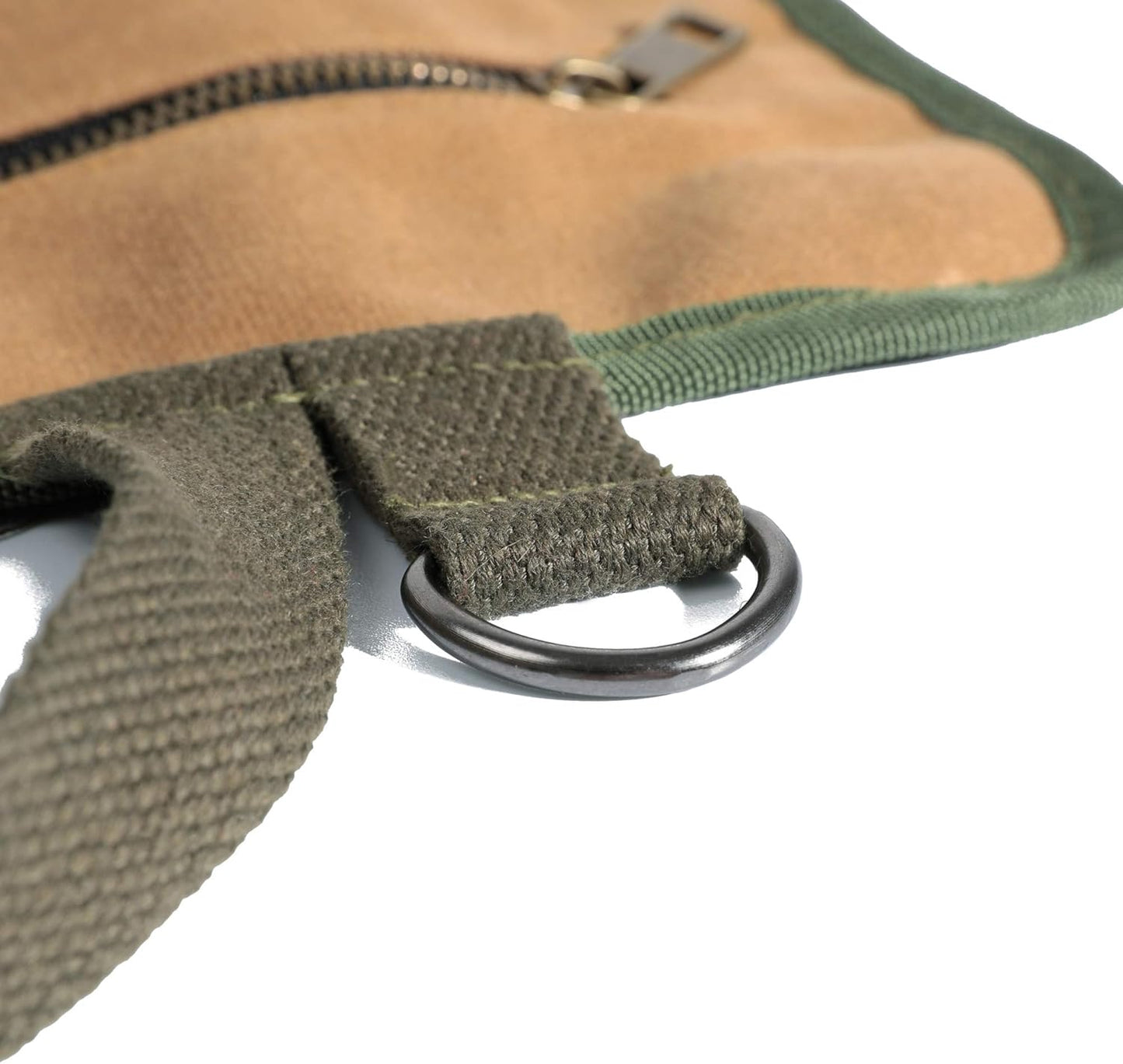 Wrench Tool Roll, Heavy Duty Waxed Canvas Multi-purpose Tool Pouch Bag With 25 Pockets, Easy Storage, Durable (Khaki)
