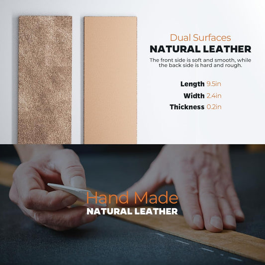 Knife Sharpener Kit - Premium Sharpness Set With #400 fine #1000 Diamond Discs Ceramic Discs and Leather Strop is suitable for HORL
