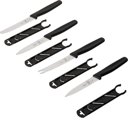 Mercer Culinary Bar Knife,Black, 4” Plain Edge, Pointed Tip