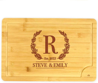Large Cutting Board, 15x10x0.5 Bamboo Cutting Boards for Kitchen with Juice Groove and Kitchen Chopping Board for Meat Cheese board Heavy Duty Serving Tray,