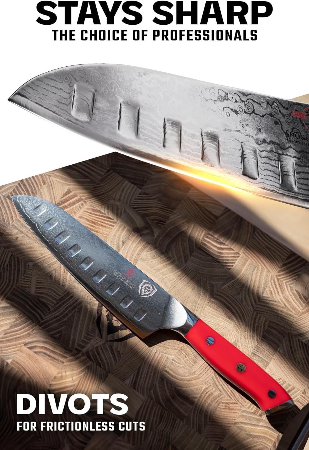 Dalstrong Santoku Knife - 5 inch - Shogun Series Elite - Japanese AUS-10V Super Steel Kitchen Knife - Black G10 Handle - Vegetable Knife - Damascus Layered - Vacuum Heat Treated - Sheath Included