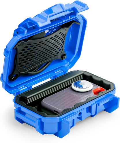 Evergreen 52 Waterproof Dry Box Protective Case - Travel Safe/Mil Spec/USA Made - for Cameras, Camping, Fishing, Hiking, Traveling, Water Sports, Knives, Survival (Black)
