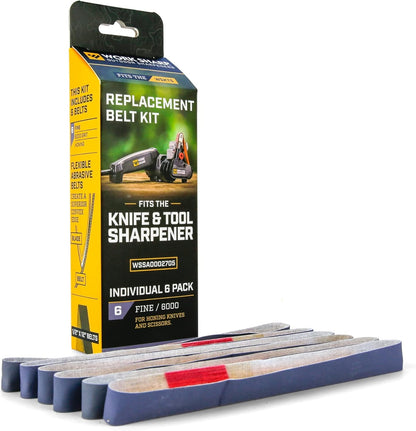 Knife & Tool Sharpener 6000 Grit Fine Replacement Belt Kit WSSA0002705 Purple