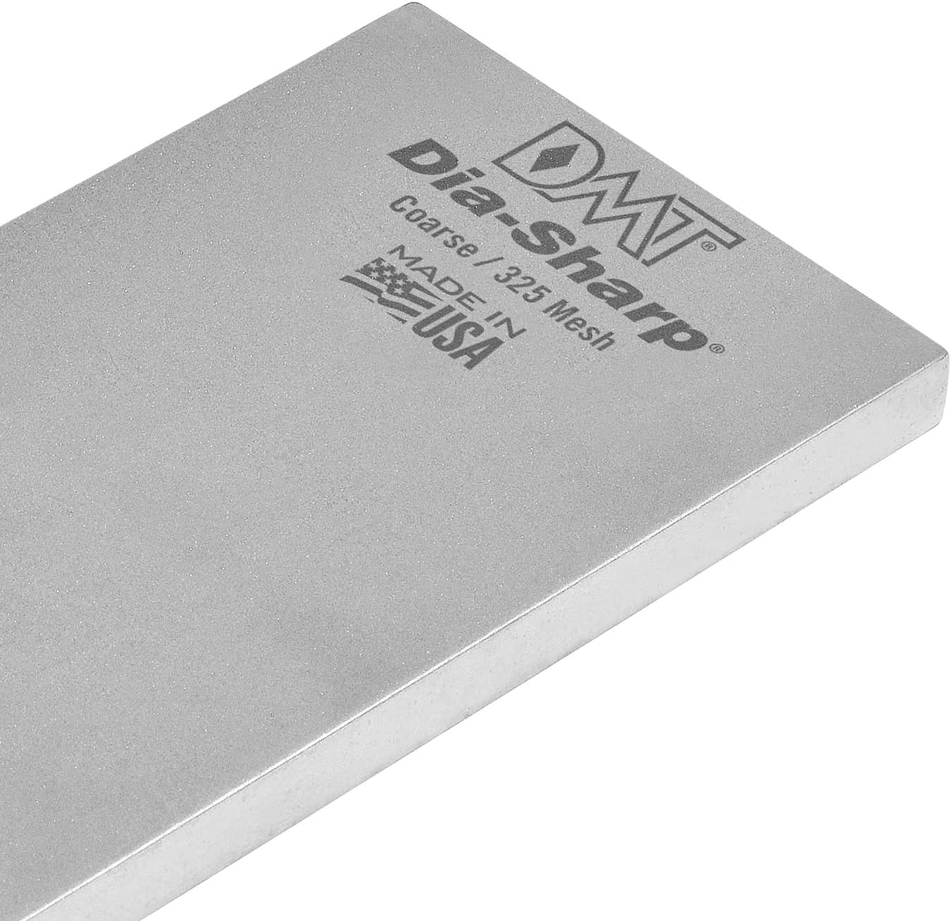 DMT DMTD8ME/EE Dia-Sharp Bench Stone Diamond Knife Sharpener, Medium X-Fine/XX-Fine Grit (4000/8000), Non-Slip Diamond Sharpening Stone for Blades & Tools, 8" x 3" x 0.38"