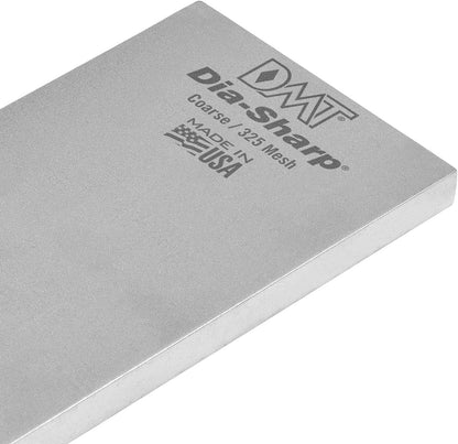 DMT DMTD8ME/EE Dia-Sharp Bench Stone Diamond Knife Sharpener, Medium X-Fine/XX-Fine Grit (4000/8000), Non-Slip Diamond Sharpening Stone for Blades & Tools, 8" x 3" x 0.38"