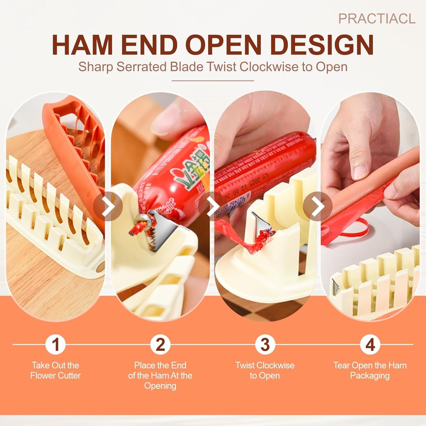 Hot Dog Slicing Tool - Stainless Steel Hot Dog Slicer for Perfect Cuts – Great for Grilling, Air Fryer, Oven & Microwave – Fun BBQ Kitchen Tool (Yellow)