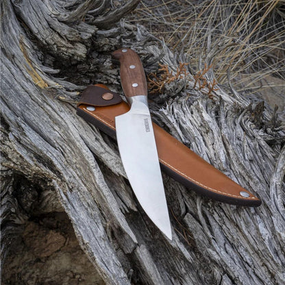 Barebones No. 7 Nakiri Knife - 7-Inch German-Grade Blade - Chopping Perfect for Vegetables - Versatile Chef Knife - Everyday Kitchen Essentials