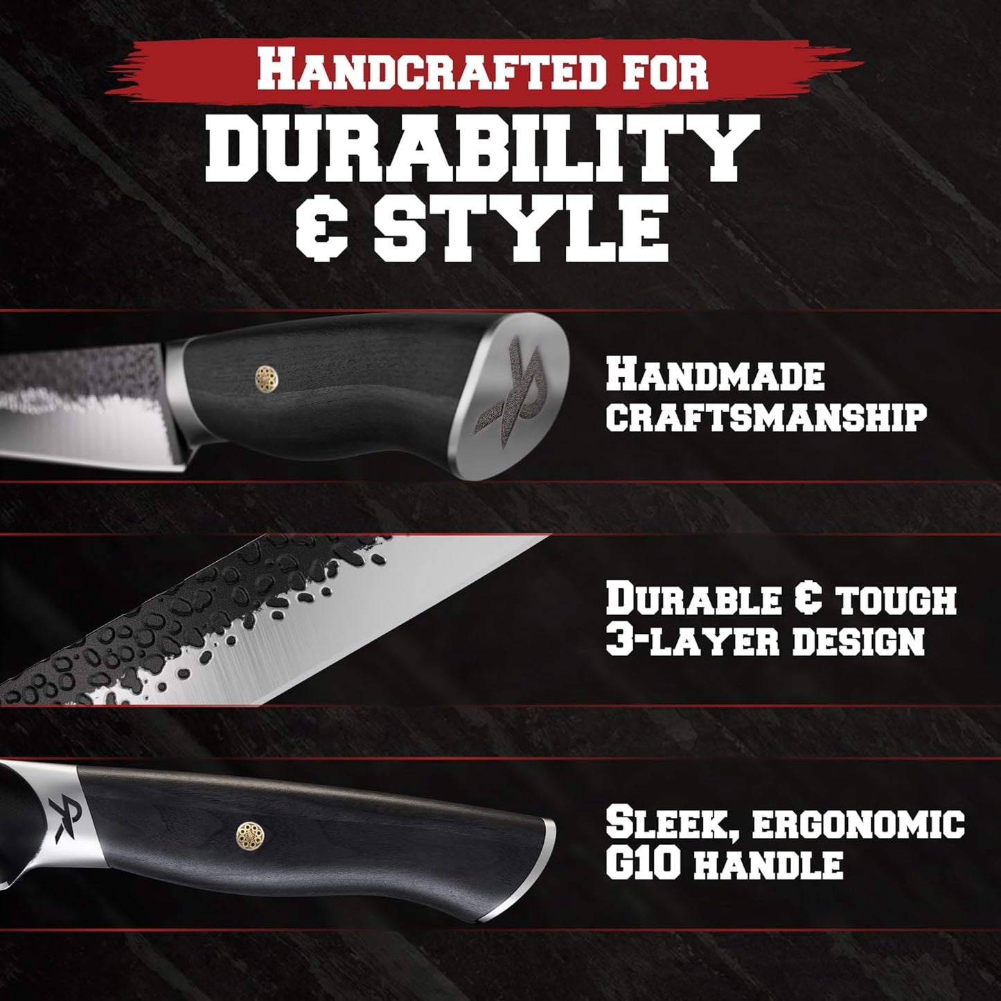Kitchen perfection Handmade Meat Cleaver Knife for Meat Cutting - Professional 7" Serbian Chef Knife - Made of High Carbon Steel - Hand Sharpen Butcher Knife with Canvas Sheath, Unique Gifts for Men