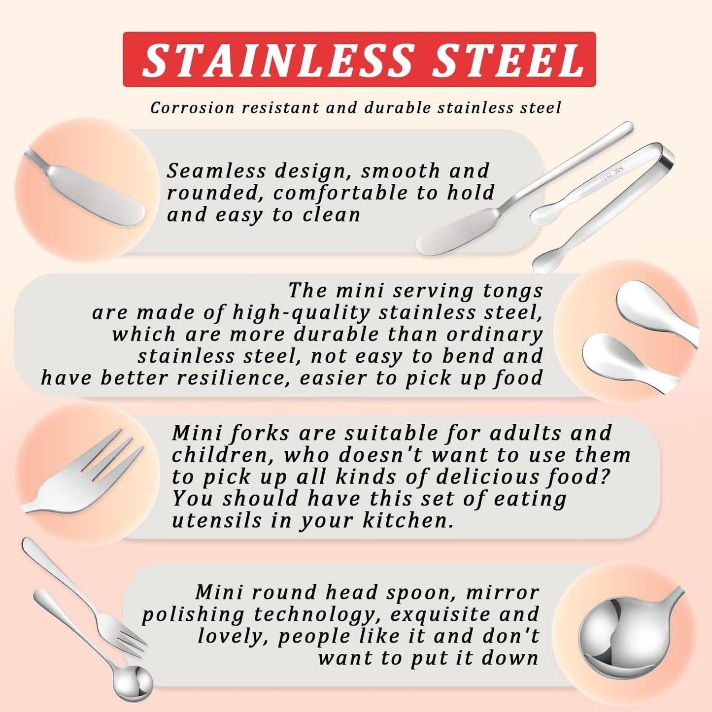Cheese Butter Spreader Knife Set Charcuterie Accessories 16 Pieces Charcuterie Board Utensils Stainless Steel Spreader Knives Mini Serving Tongs Spoons and Forks for Jam Appetizers Pastry