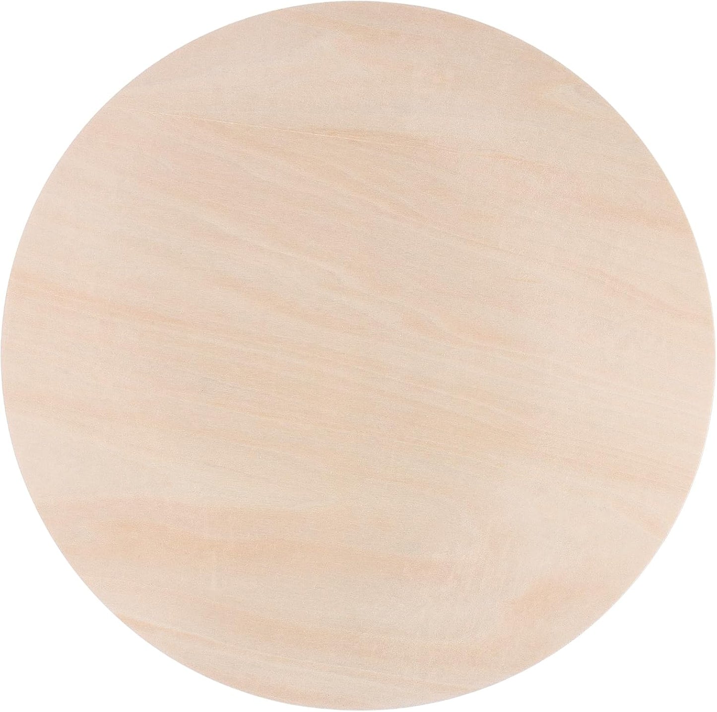 SHEUTSAN 12 PCS 11.8 Inch Wood Circles, 1/4 Inch Round Wood Sheets, Unfinished Wood Rounds Cutout for Handicrafts, Model Making, Painting, Decorating