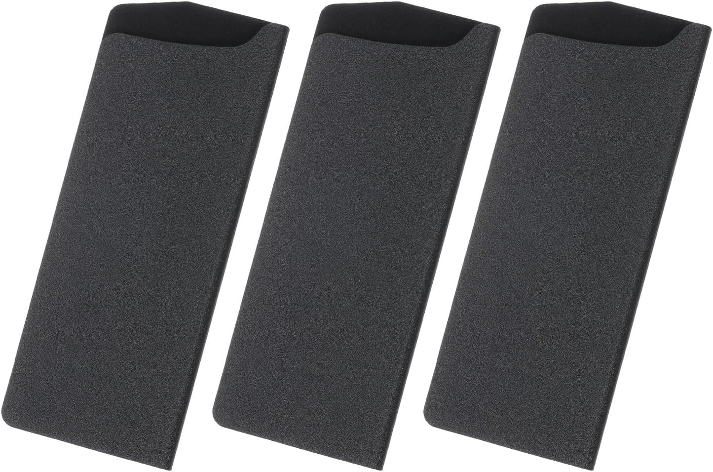 uxcell 5 Pcs Knife Cover Sleeves, 8.3" x 1.4" ABS Knives Edge Guard Blade Protector Universal Knife Sheath for Home Kitchen, Black