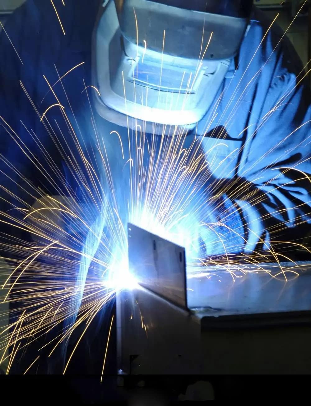 Welding Gloves Large 16 Inches 932℉ Heat Resistant Leather Forge/Mig/Stick Fire Resistant Gloves
