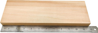 Unfinished Basswood Blocks for Crafts, Wood Craft Panels for Art, Engraving, Painting, DIY Projects, Chip Carving, Fretwork (7.87 x 3.93 x 0.78 in)