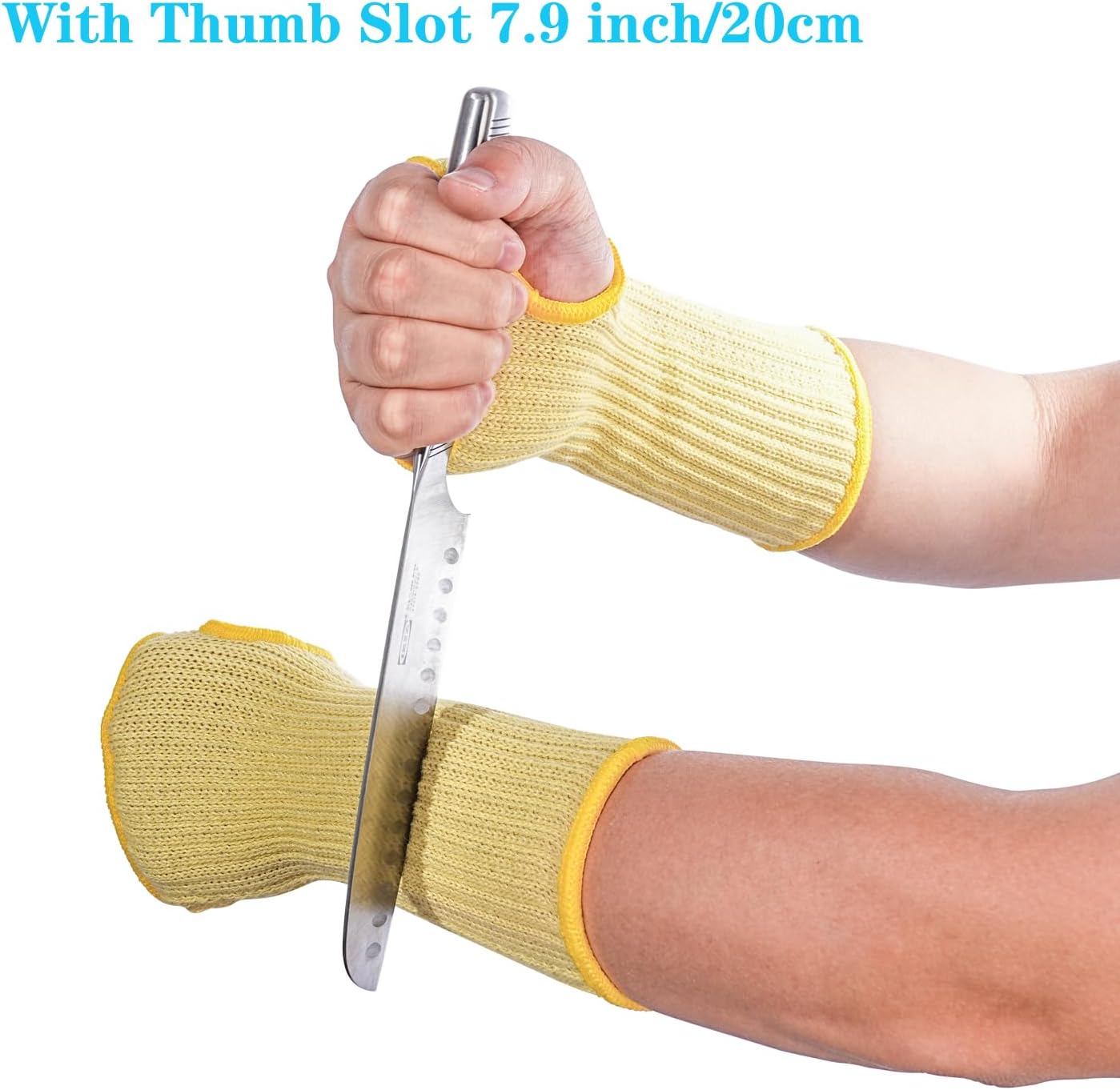 Cut Resistant Arm Sleeves,Heat Resistant,Flame retardant Arm Protectors, for Thin Skin and Bruising