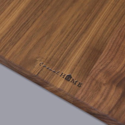 Casual Home Delice Rectangle Juice Drip Groove Cutting Board 15.5"Wx11"Dx0.75"H, Walnut