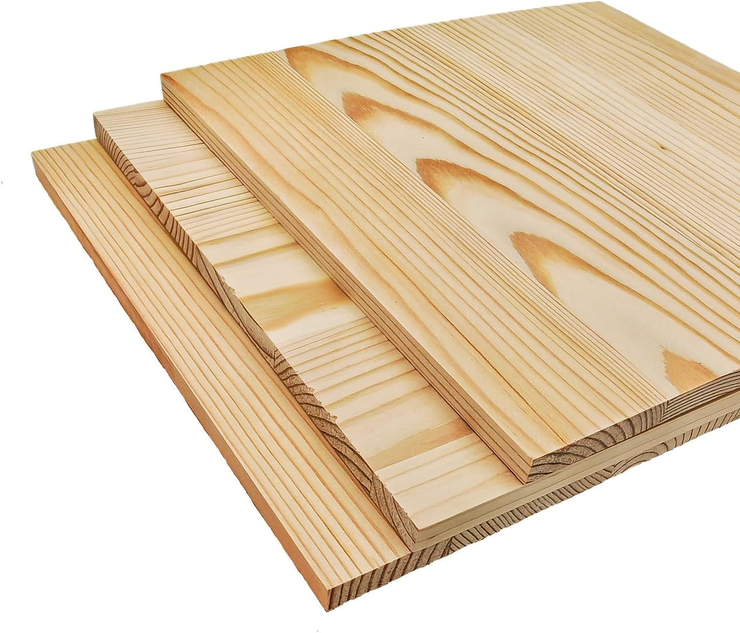 6PCS Unfinished Wood Square Blocks for Crafts, 6x6x1in Blank Wooden Squares Pine Wood Boards for Carving,DIY Wood Coasters,Painting & Burning