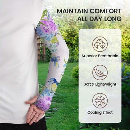 YPHCDO Gardening Sleeves Farm Sun Protection Arm Cooling Sleeves Thorn Proof Garden for Women Men with Thumb Hole