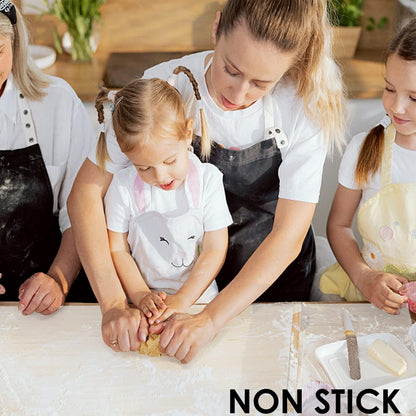 Extra Large Dark Green Countertop Mat - Silicone Table Kitchen Desk Mat - Non-Slip & Heat Resistant - Dinner Placemat Pastry Dough Rolling Mat - Colors A