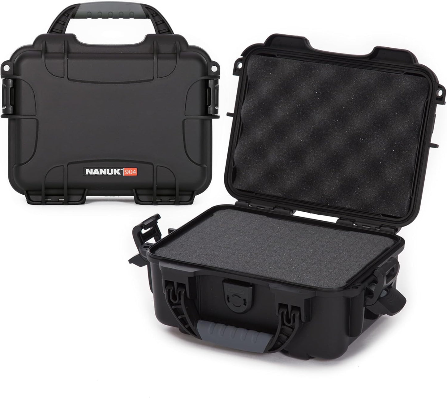 NANUK 904 Hard Case with Foam – IP67 Waterproof Protective Case for Camera, Drone & Gear – Impact-Resistant & Dustproof – Perfect for Travel 10.2" x 7.9" x 4.5" – Yellow