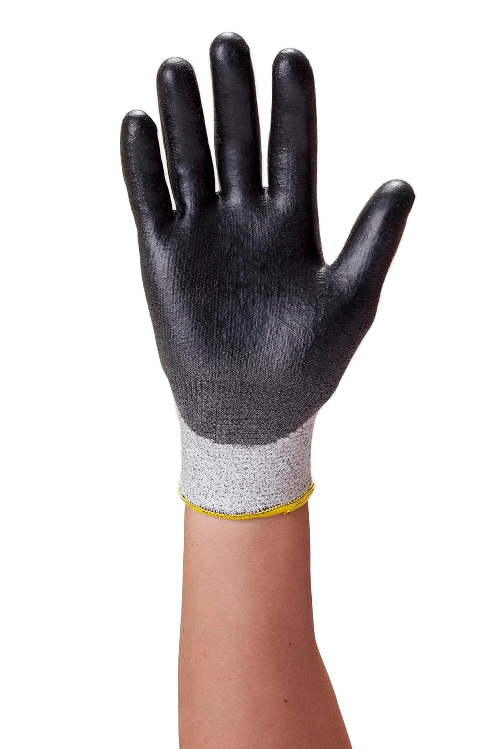 3M Comfort Grip Gloves, Cut Resistant ANSI 3, Size XL, 1 Pair, CGXL-CR, Nitrile Cutting Gloves, Medium-Duty, Washable, Knit-Cuffed, Long Lasting Durability