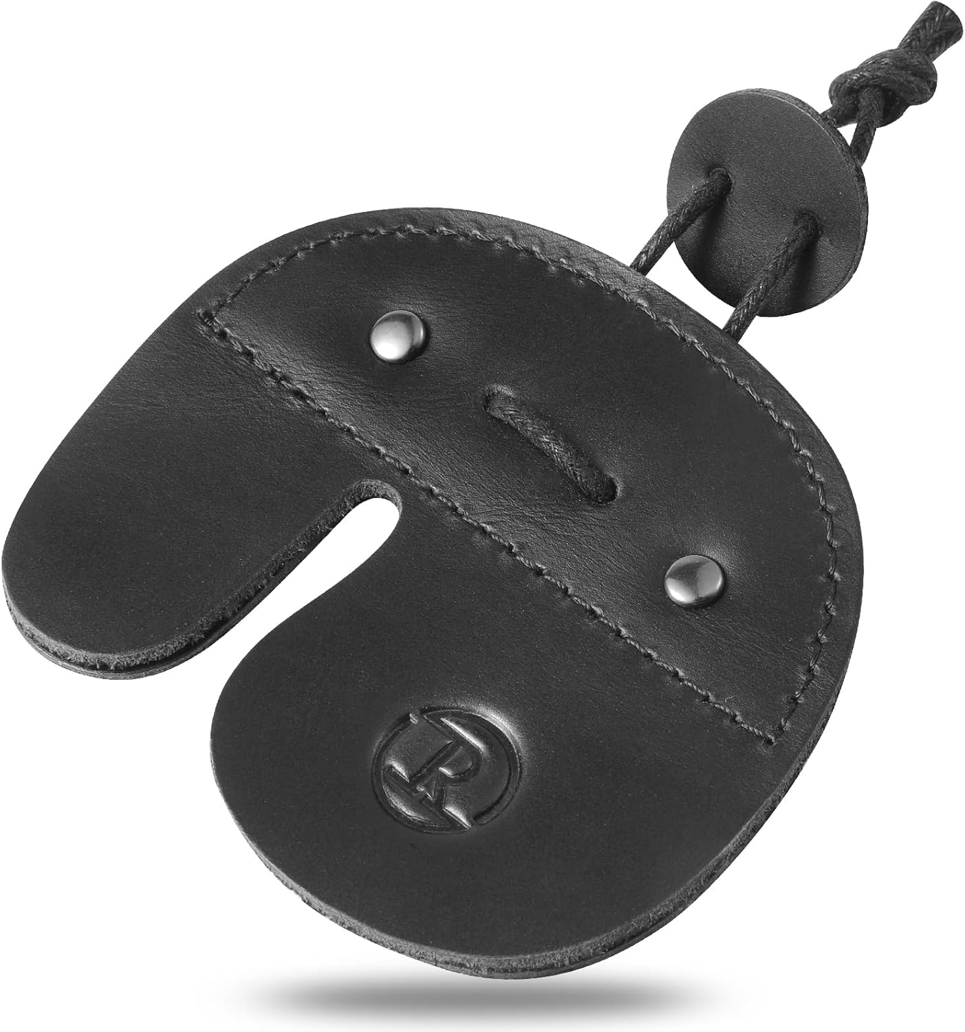 Ringsun Leather Archery Finger Tabs,Handmade Archery Finger Guard for Shooting Practice Gear, Recurve Bow Fingers Tab