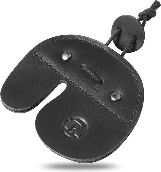 Ringsun Leather Archery Finger Tabs,Handmade Archery Finger Guard for Shooting Practice Gear, Recurve Bow Fingers Tab