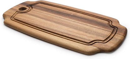 Ironwood Bowery End Grain Cheese and Charcuterie Board, One Size, Acacia Wood