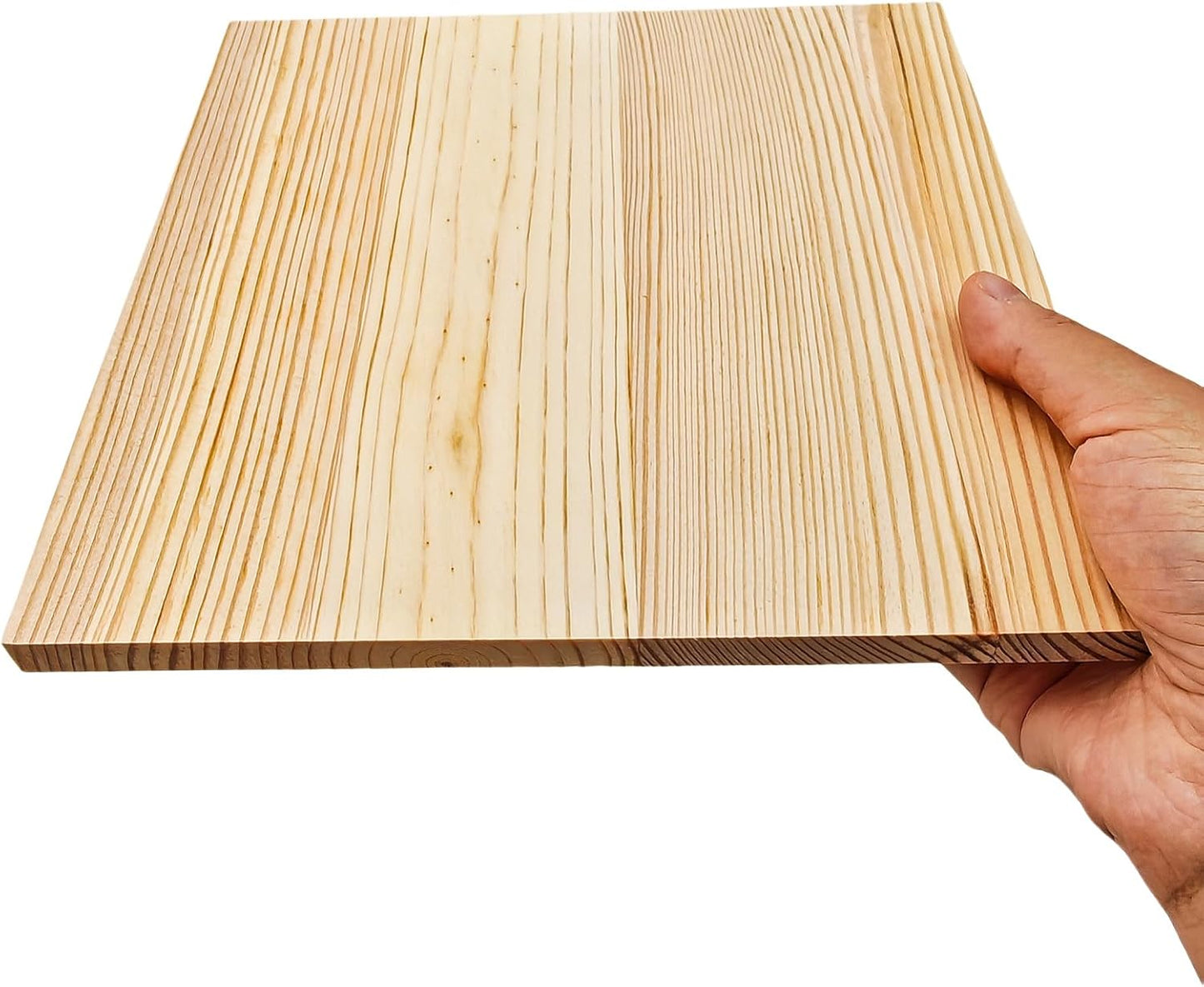 6PCS Unfinished Wood Square Blocks for Crafts, 6x6x1in Blank Wooden Squares Pine Wood Boards for Carving,DIY Wood Coasters,Painting & Burning