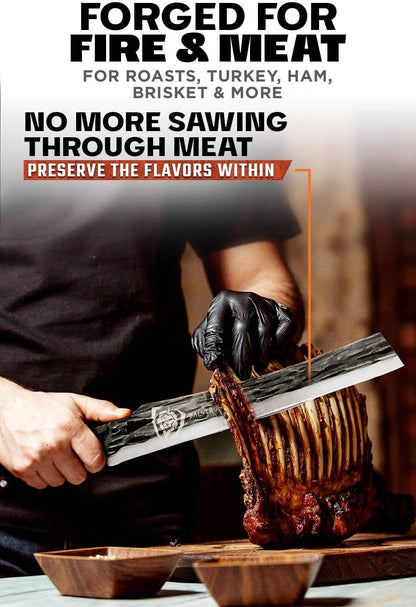Dalstrong Curved Fillet Boning Knife 6”- Barbarian Series - Premium Swedish 14C28N High Carbon Stainless Steel - Black Brown Wood Handle Knife - Professional Fillet Knife- Sheath Included