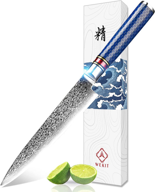 Chef Knife 8 Inch Damascus Chefs Knife Japanese VG10 Kitchen Knife Sharpest 67-Layer High Carbon Stainless Steel knife Cooking Knife, Meat Cutting Gyuto Chef Knife with Sheath(type 1)