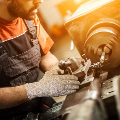 Cut Resistant Gloves with Extreme Lightweight & Thin Level 5 Wire Metal Gloves for Refined Work 12 Pairs