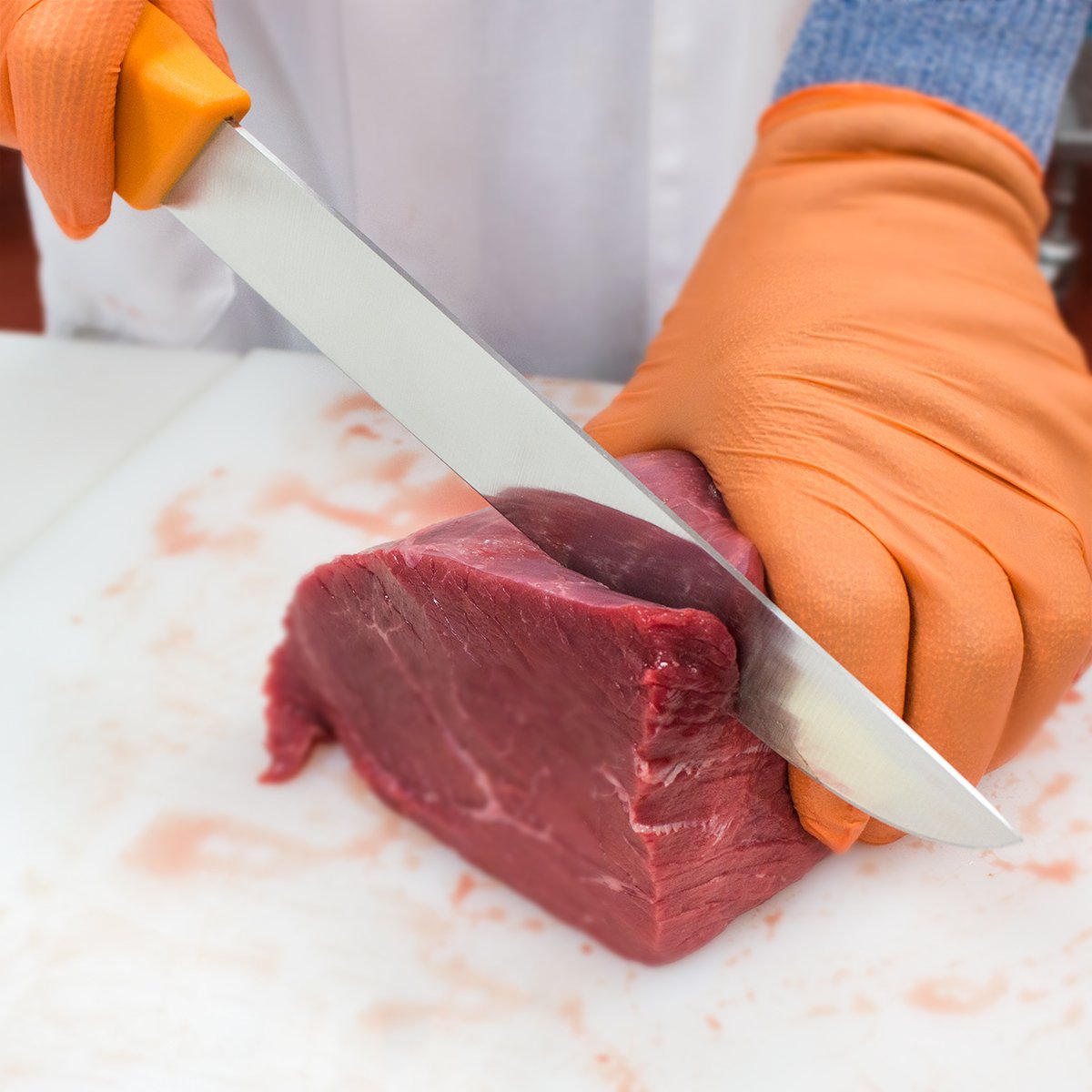 ULTRASOURCE - Boning Knife, 6" Curved/Semi-Flexible Blade, Polypropylene Handle