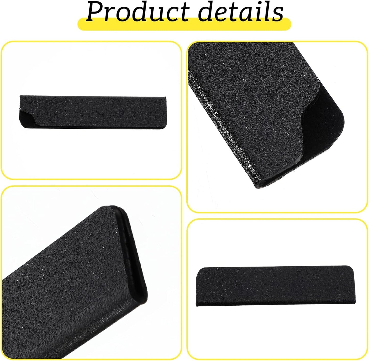 3 Pcs Knife Covers, Knife Edge Guard Knives Guard Blade Protector for 3.5'' Paring Fruit Knives Kitchen Chef Sheaths Covers or Sleeves Blade Protectors for Home Kitchen, Black