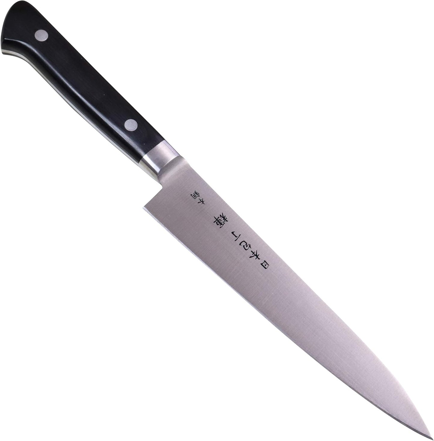 Kagayaki CarboNext Japanese Chef’s Knife, KC-1ES Professional Petty Knife, High Carbon Tool Steel Pro Kitchen Knife with Ergonomic Pakka Wood Handle, 4.7 inch